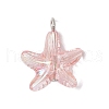 Transparent Acrylic Pendants PALLOY-JF03994-01-3
