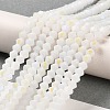 Opaque Solid Color Imitation Jade Glass Beads Strands EGLA-A039-P4mm-L15-4