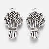 Autumn Theme Tibetan Style Alloy Pendants TIBEP-T052-09AS-RS-1