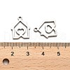 Non-Tarnish 316 Surgical Stainless Steel Pendants STAS-H190-06P-3
