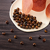 200Pcs Grade AB Natural Tiger Eye Round Beads G-CJ0001-49-5