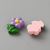 Opaque Resin Cabochons CRES-A059-01-2