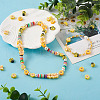 Fashewelry 100Pcs 4 Style Handmade Polymer Clay Beads CLAY-FW0001-05-16