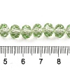 Transparent Baking Paint Glass Beads Strands X1-DGLA-A034-T8mm-D11-4