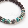 Natural Ocean Jasper Stretch Bracelets BJEW-JB03824-06-2