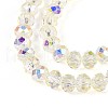 Transparent Glass Beads Strands EGLA-N016-6mm-05-3