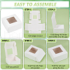 Paper Candy Storage Box CON-WH0084-95B-4