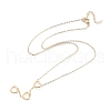 Heart 304 Stainless Steel Jewelry Sets SJEW-M097-17G-3