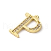 Rack Plating Brass Micro Pave Cubic Zirconia Pendant KK-H449-76G-18-2
