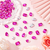 Fingerinspire 64Pcs 4 Style Glass Rhinestone Cabochons RGLA-FG0001-12-5