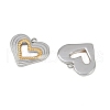 304 Stainless Steel Pendants STAS-L290-67GP-2