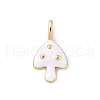 Brass Enamel Pendants KK-Z107-10G-02-1