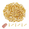 Unicraftale 200Pcs Rack Plating Brass Folding Crimp Ends KK-UN0003-21-1