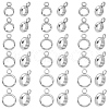 30Pcs 3 Styles 304 Stainless Steel Tube Bails STAS-LP0001-23-1