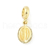 Brass Enamel Fruit European Dangle Charms KK-Z090-08G-07-1