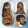 Gorgecraft 2Pcs 2 Style Flower Crystal Rhinestone Hair Barrettes OHAR-GF0001-25-7