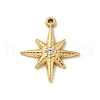 304 Stainless Steel Rhinestone Pendants STAS-I322-33G-01-1