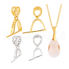   4Pcs 2 Colors 925 Sterling Silver Pendant Bails STER-PH0002-33-7