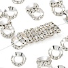 Brass Rhinestone Spacer Beads RB-A020-14mm-01S-1