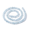 Round Natural Aquamarine Bead Strands G-F289-01-7mm-4