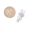 Rabbit Acrylic Pendants PALLOY-JF03724-2