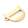 PVD Vacuum Plating  304 Stainless Steel Charms STAS-H112-D-G-3