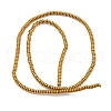Electroplated Synthetic Non-Magnetic Hematite Beads Strands G-I360-C03-09-2