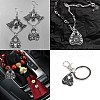 20Pcs 4 Styles Tibetan Style Alloy Pendants TIBEP-CJ0003-36-8