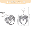 SOFPLATE 10Pcs Alloy Keychain KEYC-SP0001-02-2