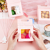 Paper Gift Storage Boxes with Visible Window CON-WH0110-003A-02-5