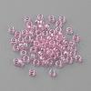 Transparent Colours Lustered Glass Round Seed Beads SEED-R044-04-3
