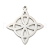 Non-Tarnish 304 Stainless Steel Pendants STAS-P330-03P-1