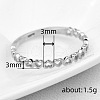 Hollow Out Heart Brass Finger Rings for Women FS-WG4469E-08-3