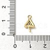 Brass Micro Pave Cubic Zirconia Charms KK-I276-45G-3