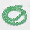 Natural & Dyed Malaysia Jade Bead Strands G-A146-10mm-A04-2