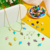 150Pcs 15 Colors Opaque Acrylic Pendants PALLOY-UN00013-3