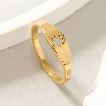 Fashionable 304 Stainless Steel Finger Rings FS-WG43180-12-1