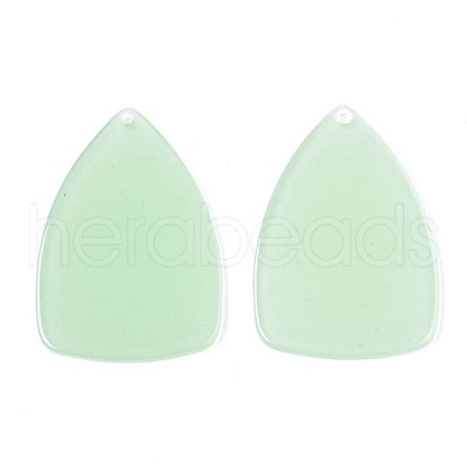 Translucent Cellulose Acetate(Resin) Pendants X-KY-T040-42A-1