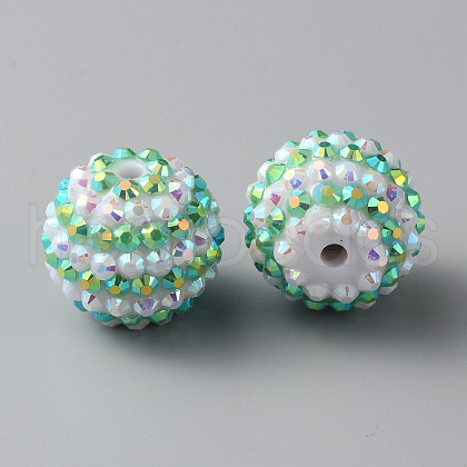 Resin Rhinestone Beads RESI-TAC0004-28E-1