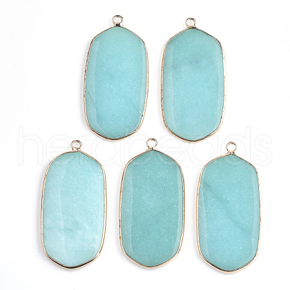 Natural White Jade Pendants G-S344-18B-1