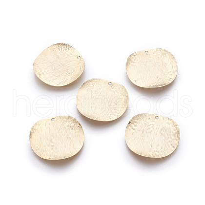 Brass Pendants X-KK-R058-105G-1