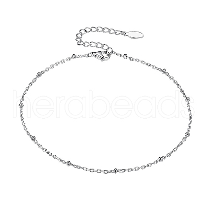 S925 Silver Anklet with Unique Design for Halloween Accessories LG6068-1