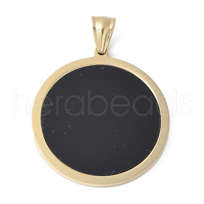 Plastic Pendants STAS-S162-01G-1