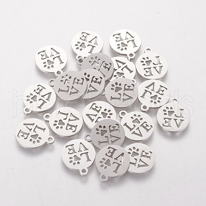 Non-Tarnish 201 Stainless Steel Charms STAS-Q201-T057-1