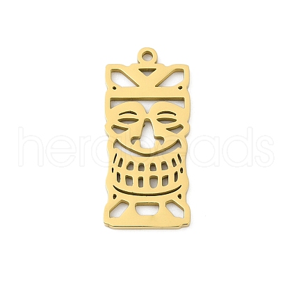 304 Stainless Steel Pendants STAS-U041-03D-G-1