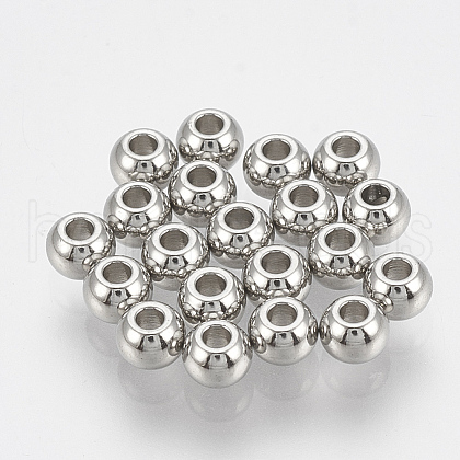 Non-Tarnish 201 Stainless Steel Spacer Beads X-STAS-T033-61A-1
