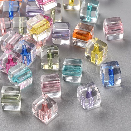 Transparent Acrylic Beads X-TACR-S154-12A-1