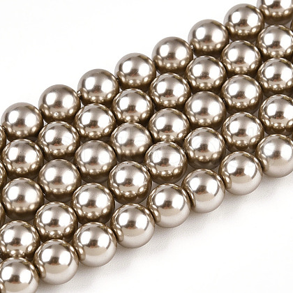 Glass Pearl Beads Strands HY-G002-01C-13-1