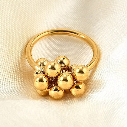 304 Stainless Steel Finger Rings for Women RJEW-V014-09G-1