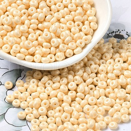 Baking Paint Glass Seed Beads SEED-B001-02A-09-1